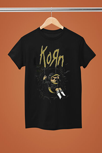 MAGORS TRIUC ROCK DE BUMBAC CU Mâneci scurte IMPRIMAT KORN