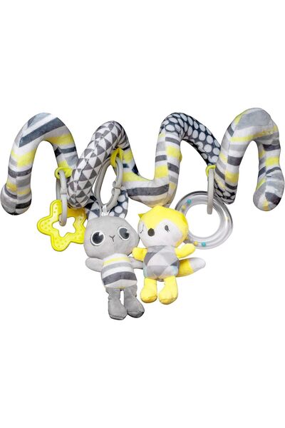 THE MOON Brand Spiral Stroller Activity Hanging Toys For Cot, Pram And Car Seat, 0 Months Above - Go