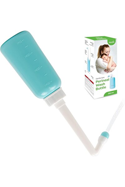 The Moon Brand زجاجة غسيل العجان للعناية بعد الولادة - بيديه محمول مع قاعدة ق...