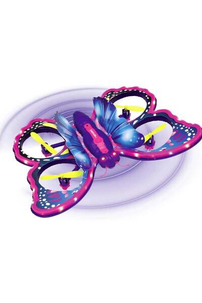 MARAH TOYS Colorful Butterfly Shaped Drone for Kids with Magic Wand Controller