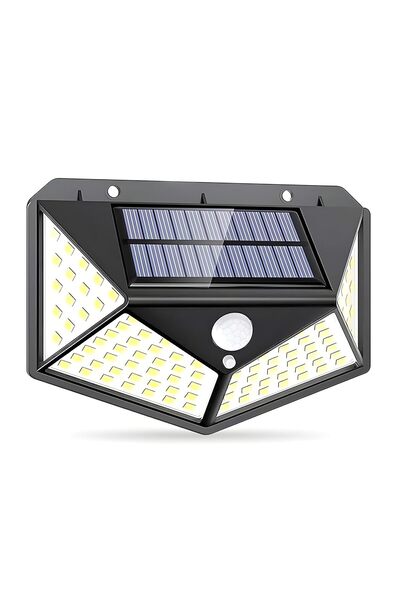 Protonust 100 Led Lamba Güneş Enerjili Solar Lamba, Hareket Sensörlü Kapı Bah...