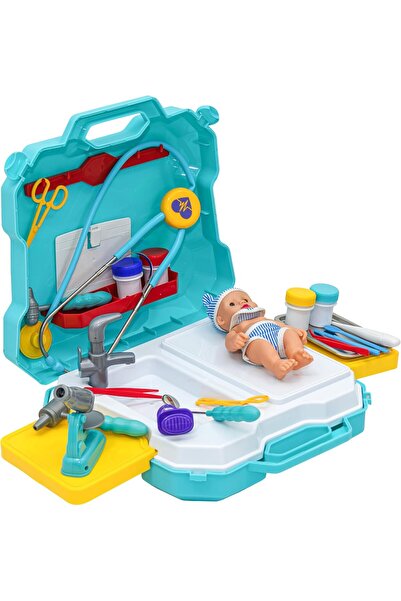 The Moon Brand طقم عيادة - طقم طبيب صغير من الفولاذ المقاوم للصدأ - 29 قطعة ط...