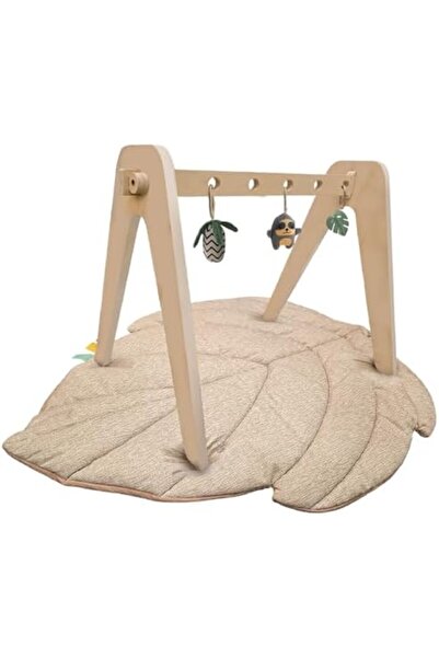 The Moon Brand سجادة لعب للأطفال على شكل ورقة القيقب من نيتشرز نوك مع إطار خش...