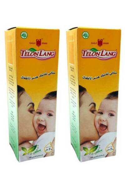 Eagle Two pieces of Telon Lang Baby Massage Oil 60X2 ml