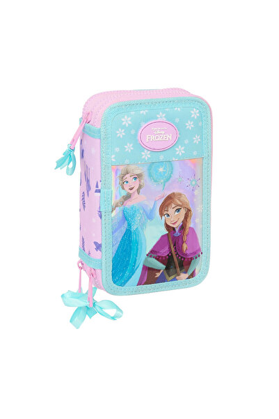 Frozen Penar triplu Cool days Violet Albastru cer 12,5 x 19,5 x 5,5 cm 36 piese