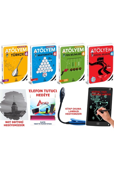 Arı Yayıncılık 2025-2026 6. Sınıf Tüm Dersler Atölyem Soru Bankaları Gelişmiş Seti