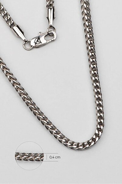 So CHIC... Örgü Zincirli Çelik Erkek Kolye