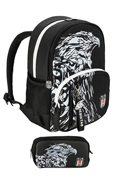 Next Plus Σχολικό σακίδιο πλάτης με άλεξη από τεχνητό δέρμα Eagle με άλεξη + μολυβοθήκη Back to School