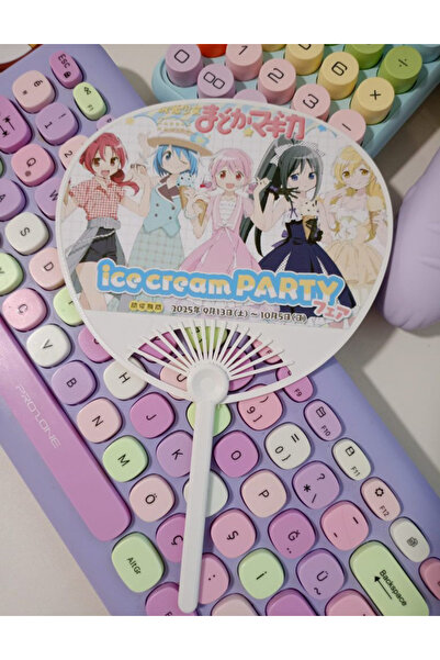 nihonwosekai Madoka Magica Anime Yelpaze Çanta Boy