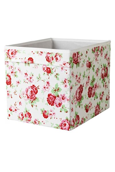 Generic Decorative Storage Box with Floral Patterns ‎33x38x33 cm