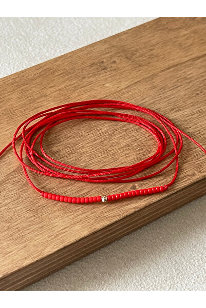 Rupen Kraft 14 Ayar Altın Dorikalı Afgan Taşlı Şans Altın Halhal Altın Şans İpi