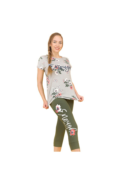 Generic Women's Cotton Bermuda Pajamas - PJ 564