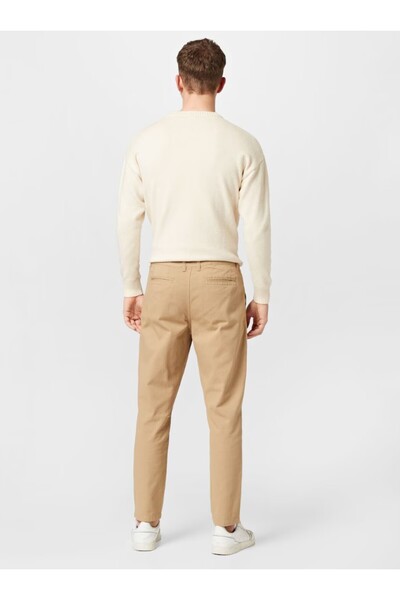 About You Azad beige pleated trousers