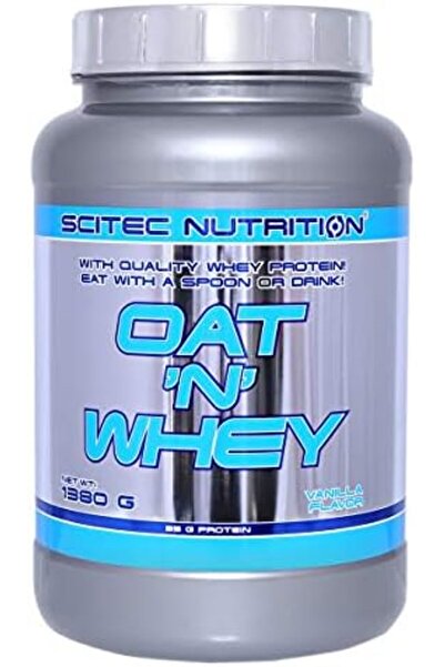 Scitec Nutrition مكمل بروتين الشوفان ومصل اللبن (فانيليا، 1380 جم)