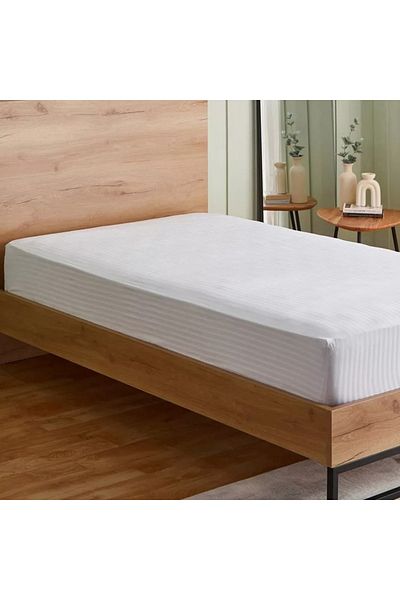Home Box Hamilton Twin BCI Cotton Flat Sheet - 170x260 cm