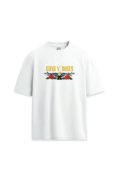 Darkia تي شيرت مريح للجنسين بتصميم مطبوع من Guns n Roses