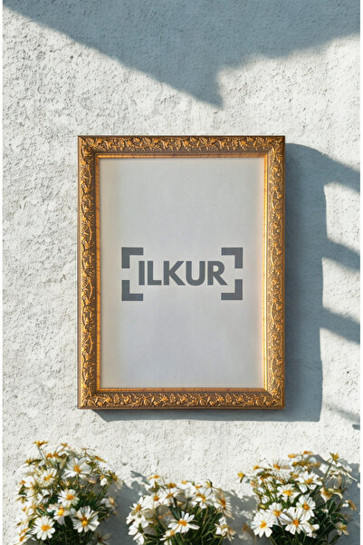 ilkur Ramă cu model de frunze dimensiune A4 (21X30 cm)