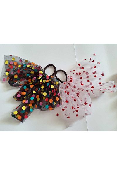 No Name Atelier Flying Colorful Fun Elastic Buckle -2 Pcs