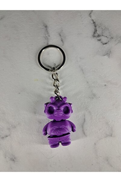 KOÇER AWM Cute 3D Alien Model Movable Keychain