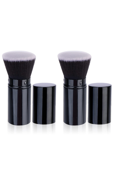 UNIMEIX Soft synthetic fiber makeup brush for powder, liquids, creams, BLACK tube