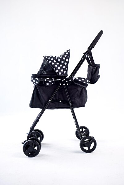 Zampa Perez Kedi&Köpek Arabası Siyah 42x63x89 Cm