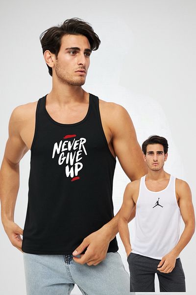 YÜKSEL IŞIK Men's Athlete Printed 2-Pack