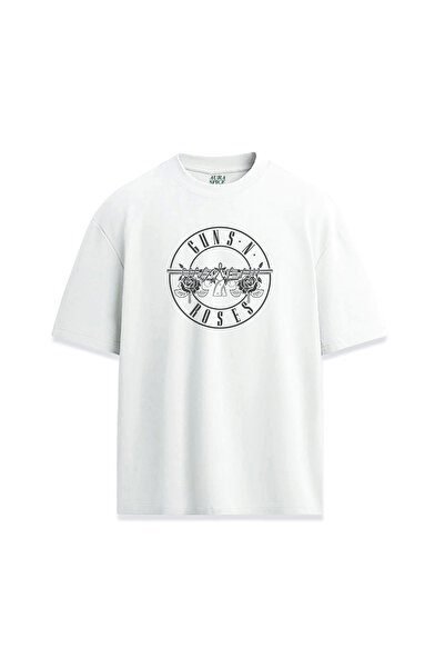 Darkia تي شيرت مطبوع بتصميم خاص للجنسين من Guns and Roses