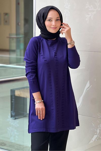 Nuss Raglan Sleeve Tunic with Wick Detail