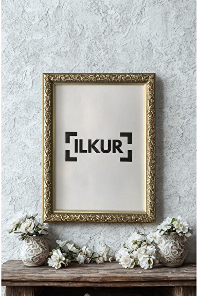 ilkur إطار منقوش بأوراق زجاجية مسطحة مقاس A4 (21 × 30 سم)