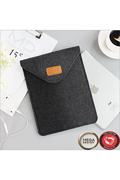 Mega Design Kolay Koruma ve Taşınabilirlik için Keçe Malzemeden Yapılmış Ofis Bilgisayar Tablet Saklama Çantası.