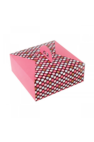 BENS 1 No. Kare Saplı Turta Kutusu 20.5x20.5x11 (5 adet)