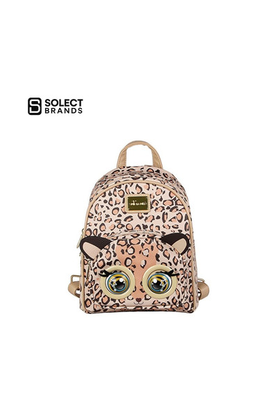 Supercute Winking Leopard Kids Backpack