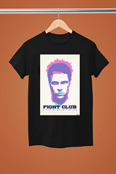MAGORS تيشيرت قطني مطبوع بأكمام قصيرة من FIGHT CLUB