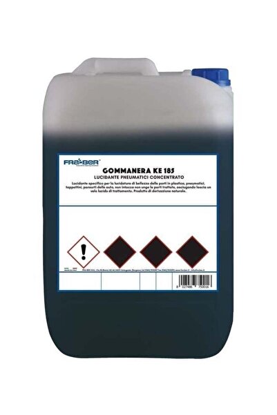 FRA-BER Fraber Tire Shine GOMMANERA KE 185 – Water-Based Safe Formula – Long-Lasting Shine – Dust Resi