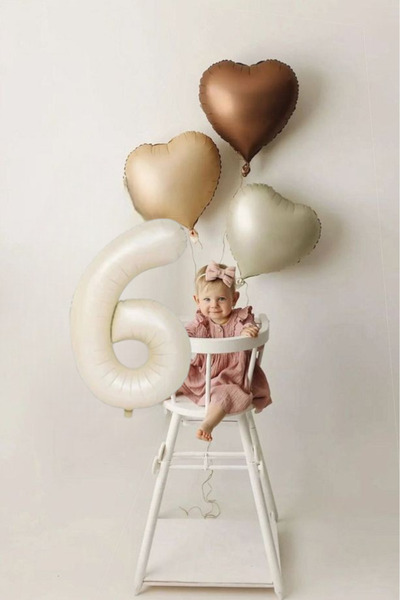 Baloncu Dükkanı مجموعة عيد ميلاد ريترو باستيل لحفلات أعياد الميلاد؛ رقائق كري...