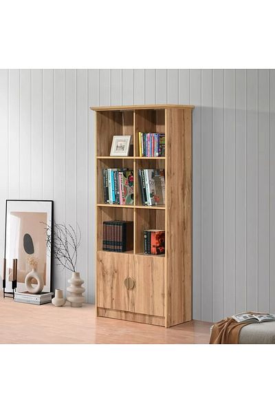 Home Box Carnation Bookcase with 2 Doors