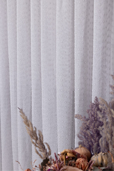 Payidar Keten Evrim Gri 1/2.5 Normal Pileli Ütü İstemez Kırışmaz Yeni Sezon Salon Oda Tül Perdesi