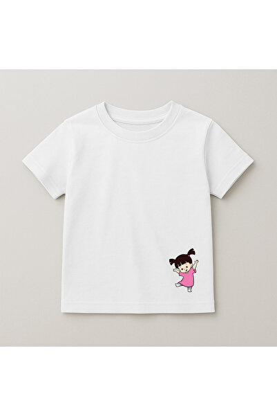 SVART WEAR Tricou cu mânecă scurtă pentru copii și adolescenți Monsters guler...