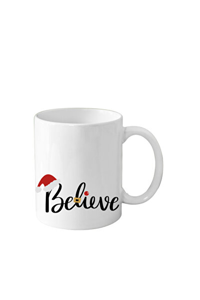 OEM White Christmas gift mug 330 ml funny Merry Christmas