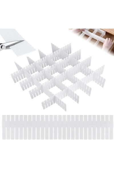 OEM Adjustable drawer dividers of all models, grid type, set of 16 pieces