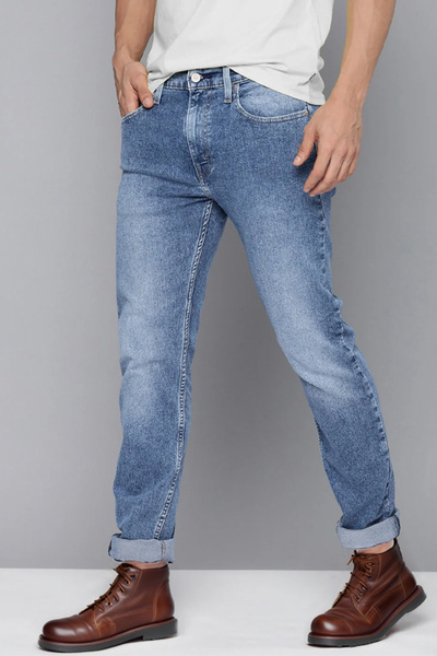 Levi's Men's 512 Slim Tapered Fit Mid Rise Blue Jeans