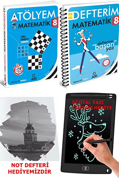 Arı Yayıncılık 2025-2026 8.Sınıf Matematik Atölyem Ve Defterim İkili Geliştir...