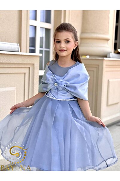 Bayona فستان سهرة للفتيات الصغيرات – موديل شيفون الأميرة