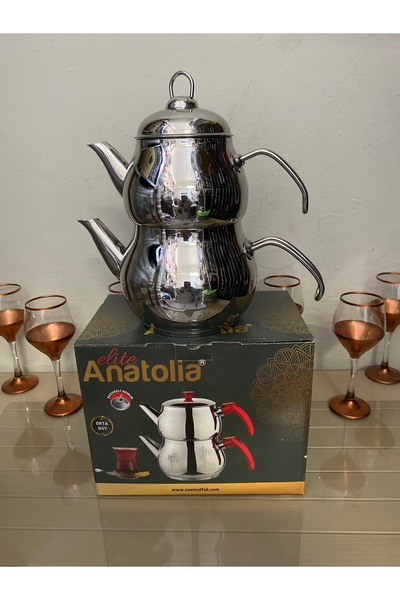 Anatolia orta boy çaydanlık