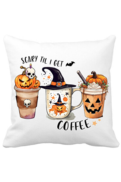 OEM Perna Halloween 40x40 cm cu mesaj Happy Halloween