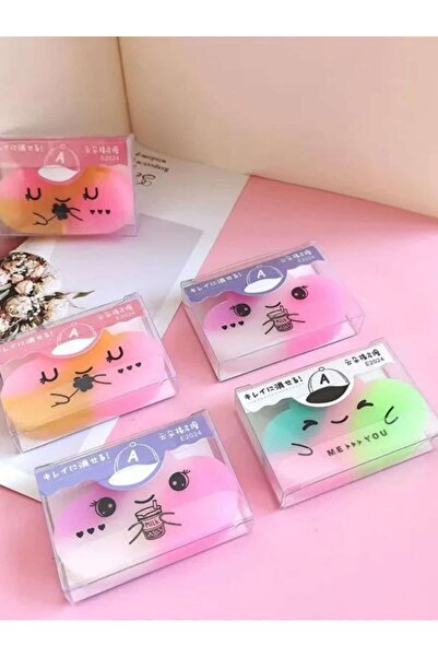 ÇEÇEN HOME (2 bucăți) 3D drăguț desene animate radieră, model nor sculă școal...