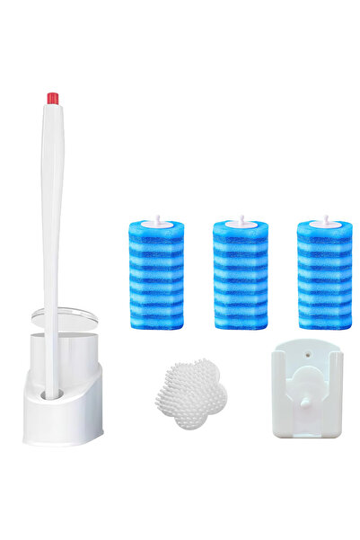 OEM Perie de toaletă cu suport și 24 de rezerve