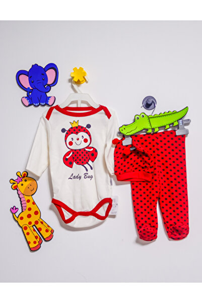 OEM Baby set 3 pieces Mimi Red 3-6