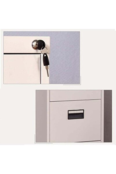 concent Shalon 4-drawer file cabinet with handle