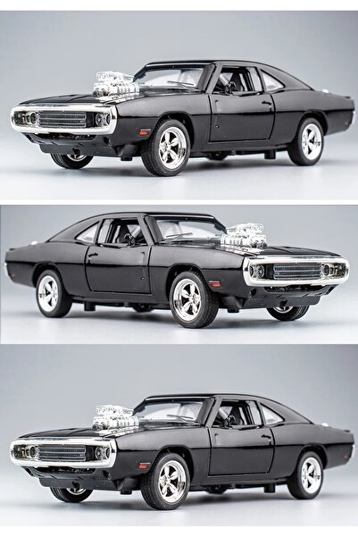OYUNCAKSAHİLİ Fast And Furious Dodge Charger 1970 Hızlı Öfkeli Doom Dominic Toretto Metal Araba 17cm Diecast 1:32